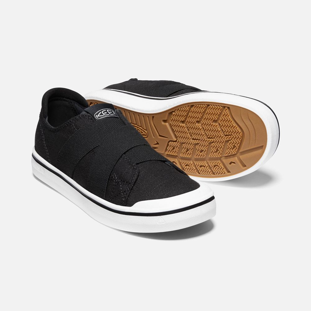 Slip-On Keen Femme Noir/Blanche | Elsa Iv Gore | YESAH-0528